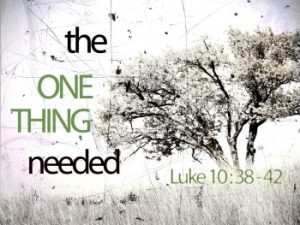 Luke 10 38-42 2016